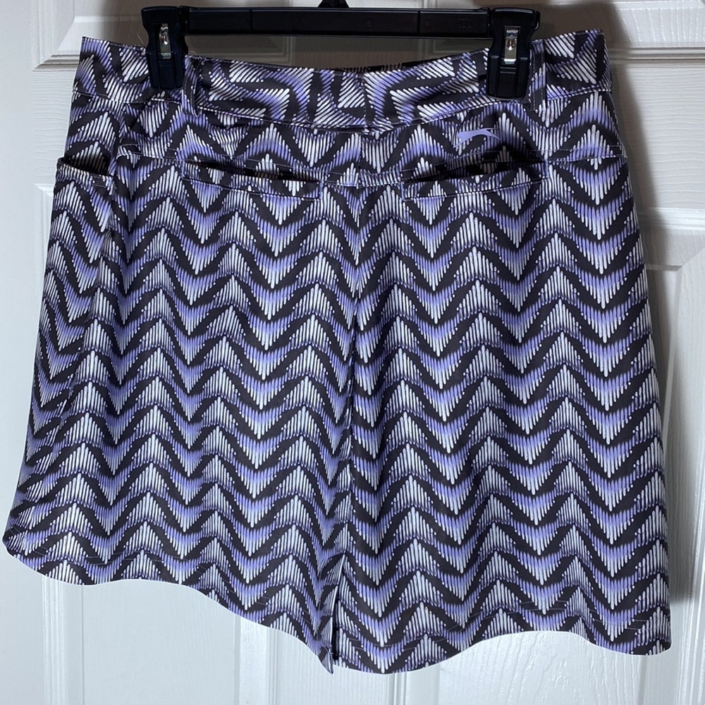 Slazenger Golf Skort Rock Chevron Tennis Size 12 Pockets Snap Zipper closure - Picture 6 of 10